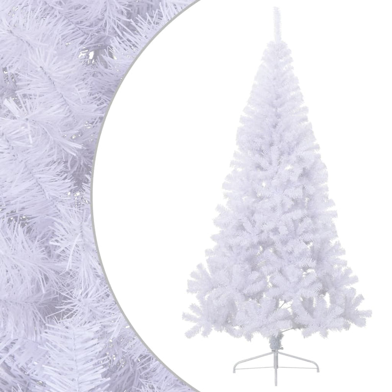 Load image into Gallery viewer, Vidaxl kunstkerstboom met standaard half 210 cm pvc groen
