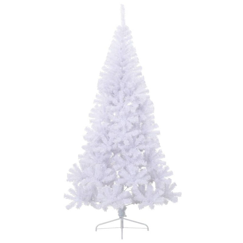 Afbeelding laden in galerijviewer, Vidaxl kunstkerstboom met standaard half 240 cm pvc groen
