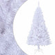 Vidaxl kunstkerstboom met dikke takken 120 cm pvc wit