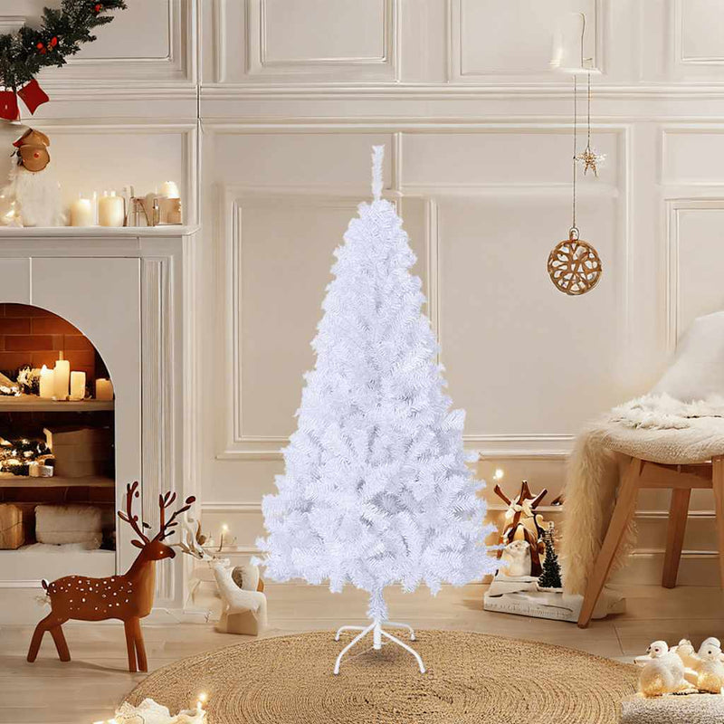 Load image into Gallery viewer, Vidaxl kunstkerstboom met dikke takken 120 cm pvc wit
