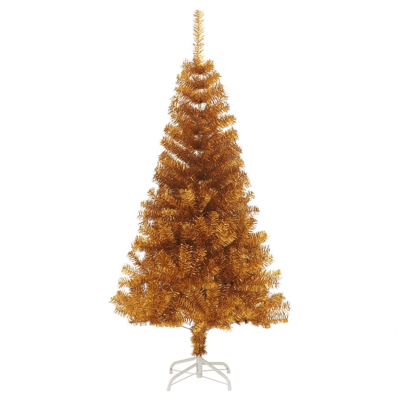 Load image into Gallery viewer, VidaXL Kunstkerstboom met standaard 120 cm PET goudkleurig
