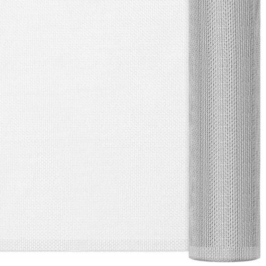 Vidaxl gaas 80x2000 cm aluminium zilverkleurig