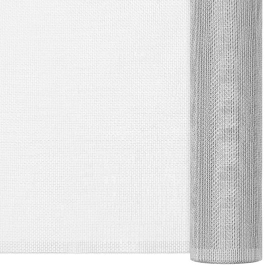 Vidaxl gaas 112x2000 cm aluminium zilverkleurig