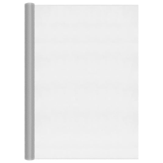Vidaxl gaas 112x2000 cm aluminium zilverkleurig