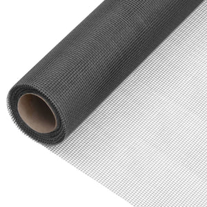 Vidaxl gaas 112x2000 cm glasvezel zwart