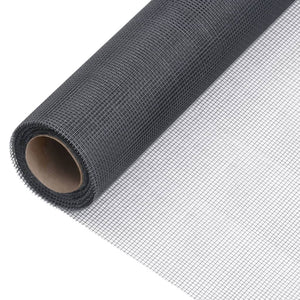 Vidaxl gaas 100x2000 cm glasvezel grijs
