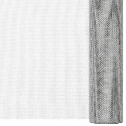 Vidaxl gaas 60x500 cm roestvrij staal zilverkleurig