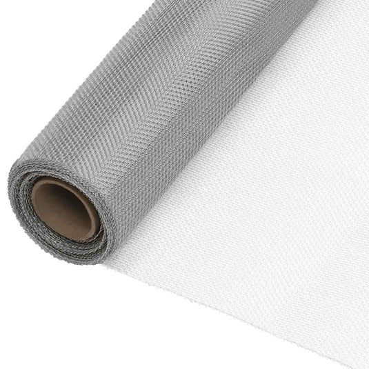 Vidaxl gaas 60x1000 cm roestvrij staal zilverkleurig