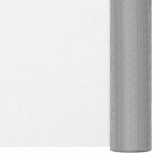 Vidaxl gaas 60x1000 cm roestvrij staal zilverkleurig