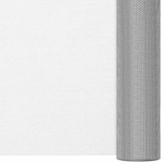 Vidaxl gaas 80x2000 cm roestvrij staal zilverkleurig