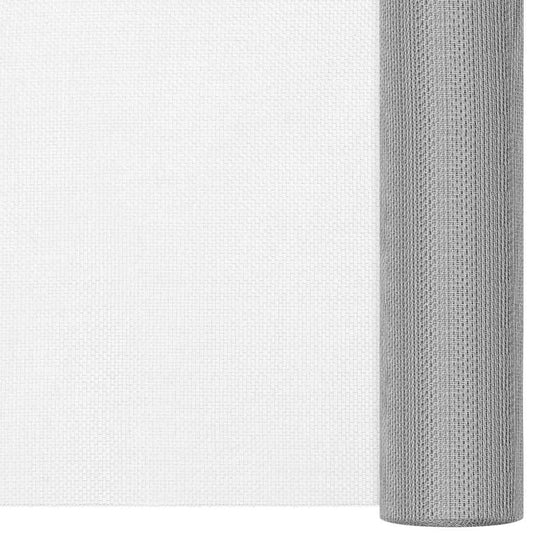 Vidaxl gaas 112x2000 cm roestvrij staal zilverkleurig