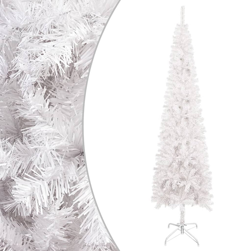 Load image into Gallery viewer, VidaXL Kerstboom smal 180 cm wit
