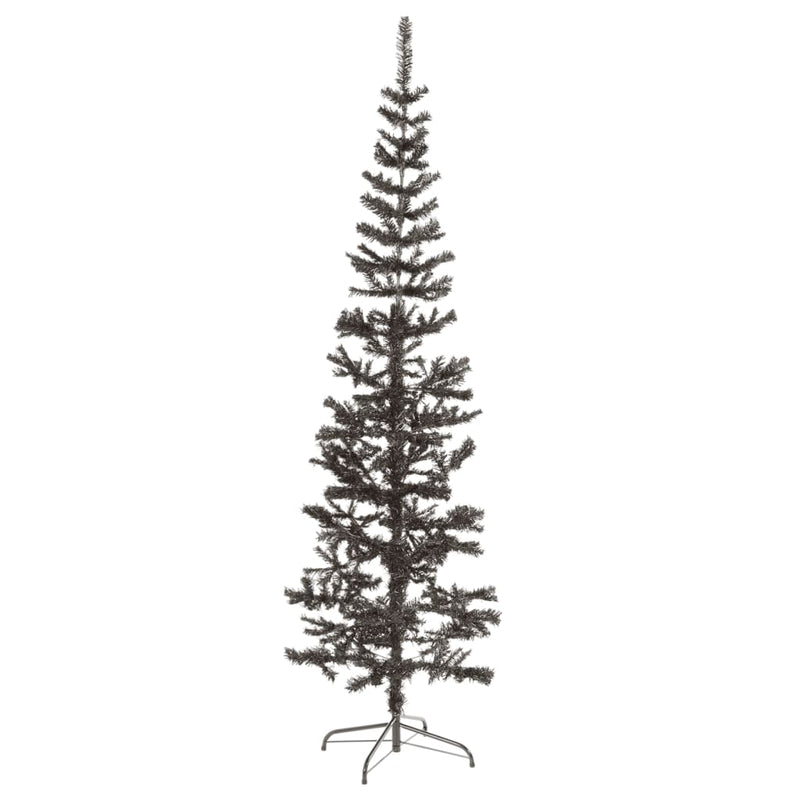 Load image into Gallery viewer, Vidaxl kerstboom smal 210 cm zwart
