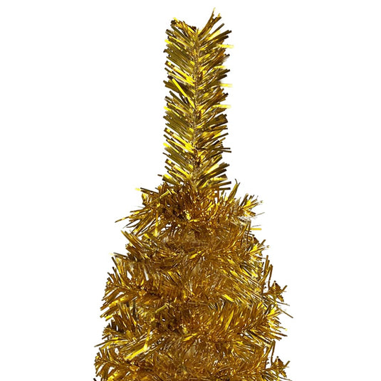 VidaXL Kerstboom smal 210 cm goudkleurig