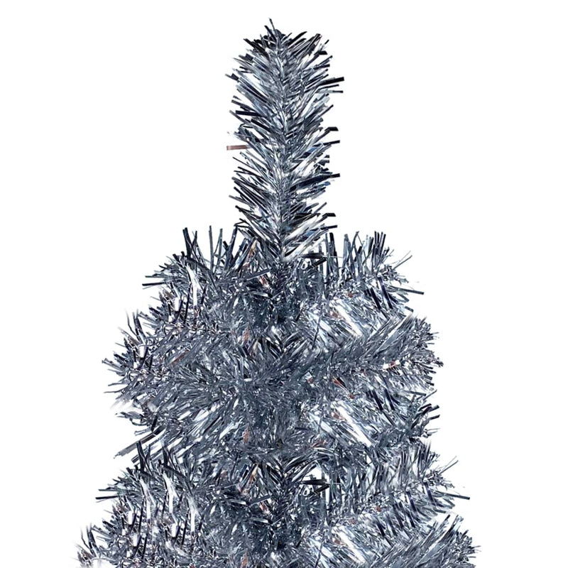 Load image into Gallery viewer, VidaXL Kerstboom smal 120 cm zilverkleurig
