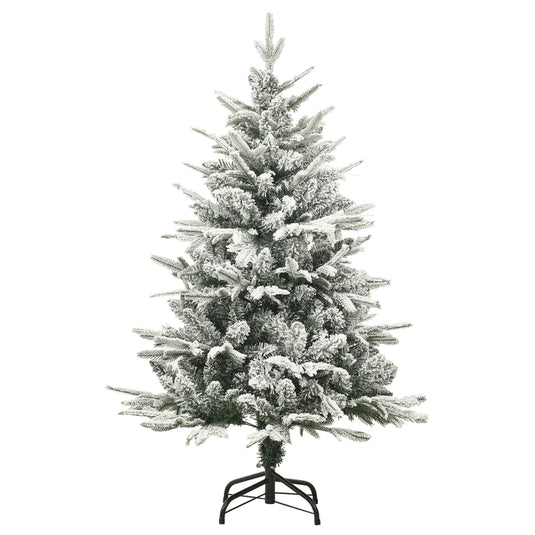 VidaXL Kunstkerstboom met sneeuw 120 cm PVC en PE groen