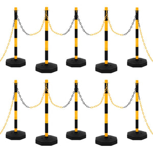 Vidaxl kettingpalenset met kunststof ketting 10 m