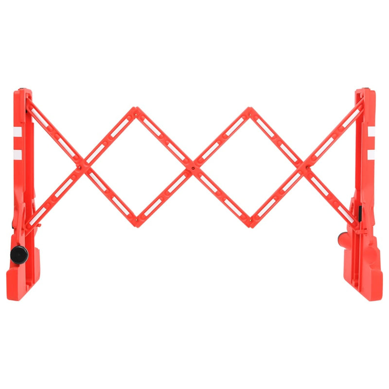 Load image into Gallery viewer, Vidaxl verkeersbarrières inklapbaar 210x50x105 cm rood
