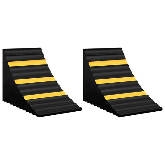 Vidaxl wielblokken 2 st 29x16x19 cm rubber