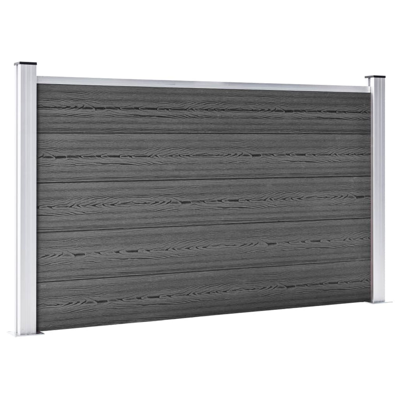 Load image into Gallery viewer, VidaXL Schuttingpanelenset 872x105 cm HKC zwart
