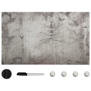 Vidaxl magneetbord wandgemonteerd 100x60 cm glas