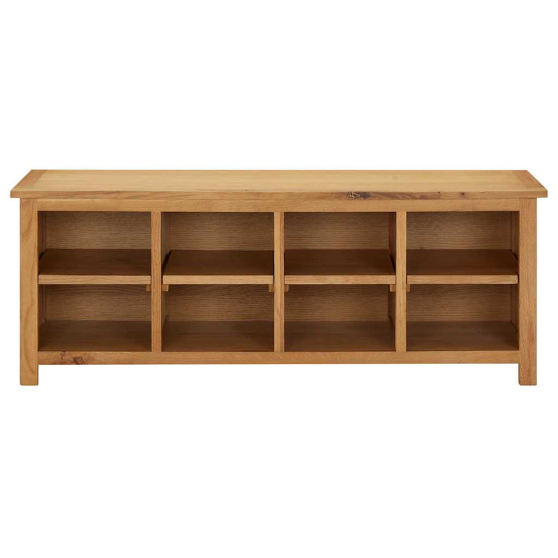 Load image into Gallery viewer, Vidaxl schoenenrek 114x37x45 cm massief eikenhout
