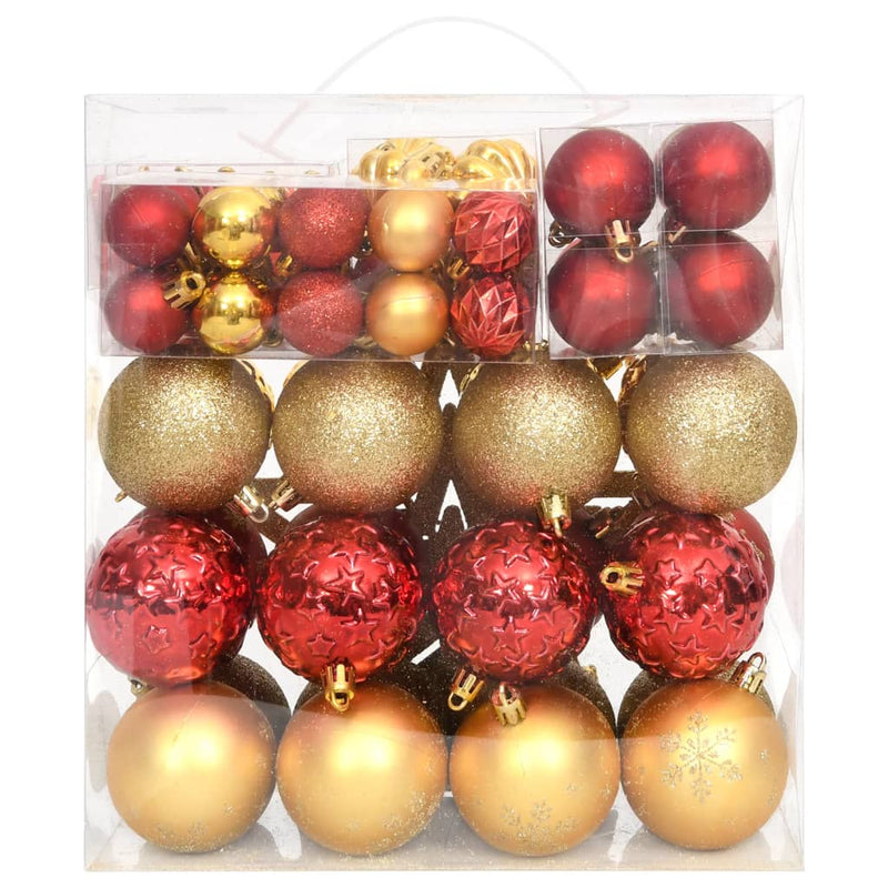 Load image into Gallery viewer, VidaXL 70-delige Kerstballenset goud en rood
