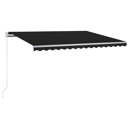 Vidaxl luifel automatisch met led en windsensor 350x250 cm antraciet