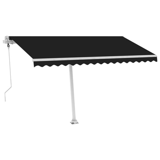 VidaXL Luifel vrijstaand automatisch 450x300 cm antracietkleurig