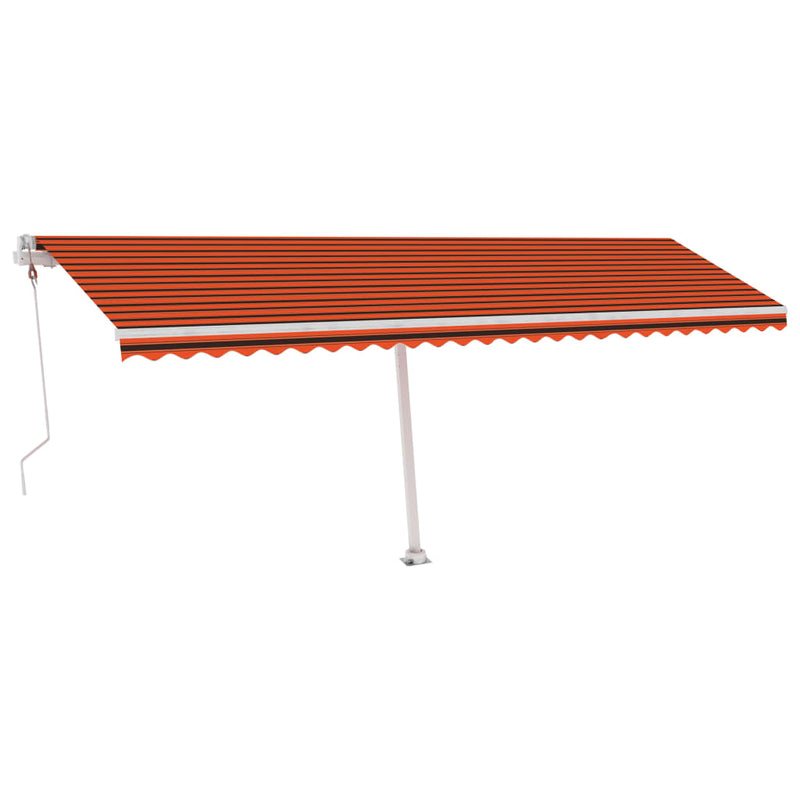 Load image into Gallery viewer, VidaXL Luifel vrijstaand automatisch 600x350 cm oranje en bruin
