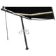 VidaXL Luifel automatisch met LED en windsensor 300x250 cm antraciet