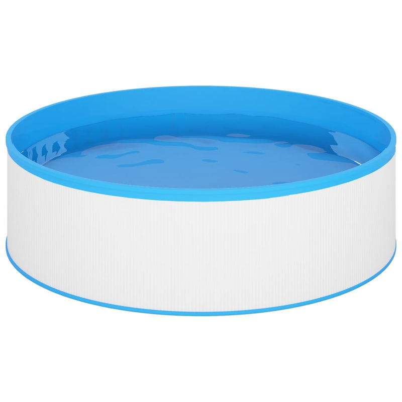 Load image into Gallery viewer, VidaXL Splasher pool met hangende skimmer en pomp 350x90 cm wit

