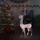 Vidaxl kerstversiering rendier 140 led's 120 cm acryl warmwit