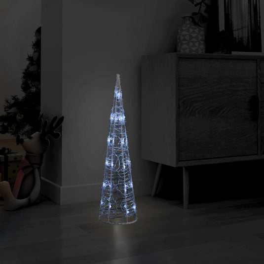 VidaXL Lichtkegel decoratief LED koudwit 60 cm acryl