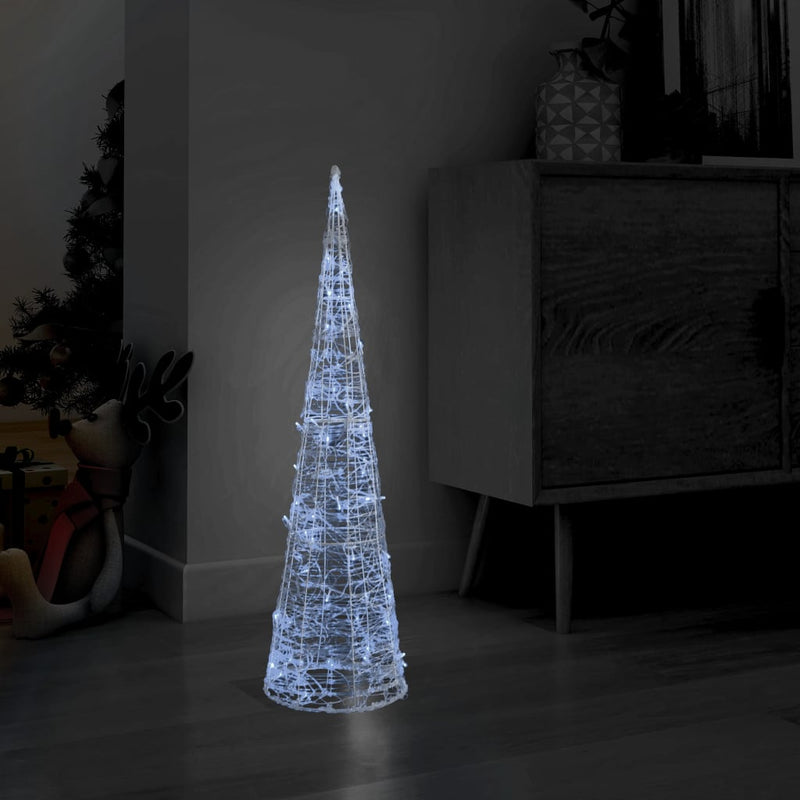 Load image into Gallery viewer, Vidaxl lichtkegel decoratief led koudwit 90 cm acryl
