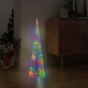 VidaXL Lichtkegel decoratief LED meerkleurig 90 cm acryl