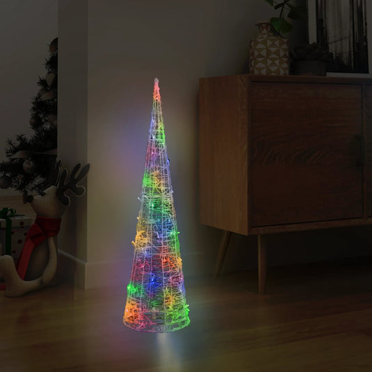 VidaXL Lichtkegel decoratief LED meerkleurig 90 cm acryl