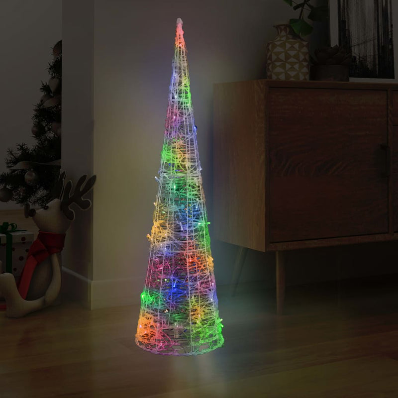 Load image into Gallery viewer, Vidaxl lichtkegel decoratief led meerkleurig 120 cm acryl
