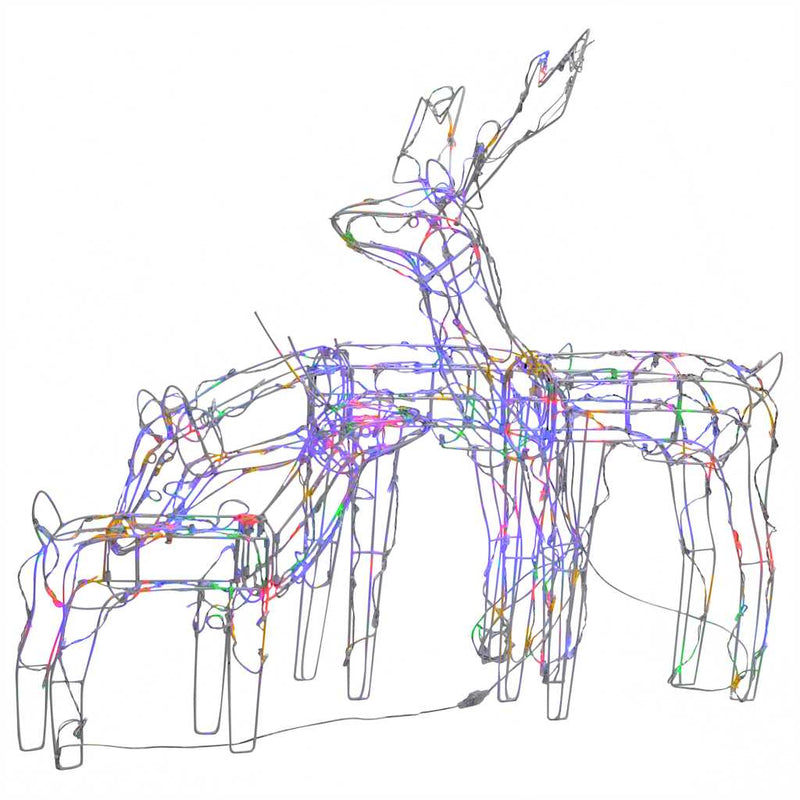 Load image into Gallery viewer, Vidaxl 3-delige kerstverlichting rendieren 229 led's
