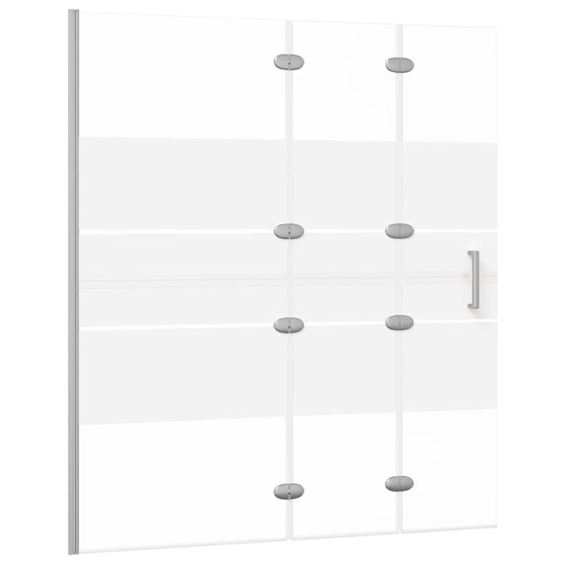 Load image into Gallery viewer, Vidaxl douchewand inklapbaar 120x140 cm esg wit

