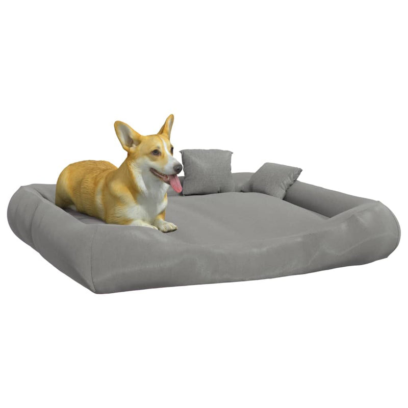 Load image into Gallery viewer, VidaXL Hondenbed met kussens 115x100x20 cm oxford stof grijs
