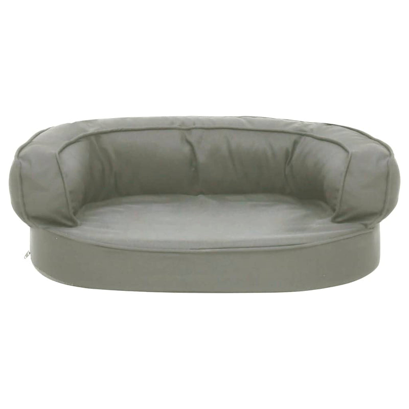 Load image into Gallery viewer, Vidaxl hondenbed ergonomisch linnen-look 60x42 cm grijs
