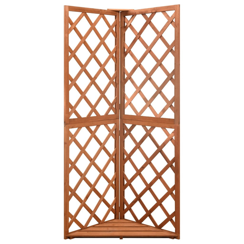 Load image into Gallery viewer, Vidaxl latwerk hoekmodel 50x50x145 cm massief vurenhout
