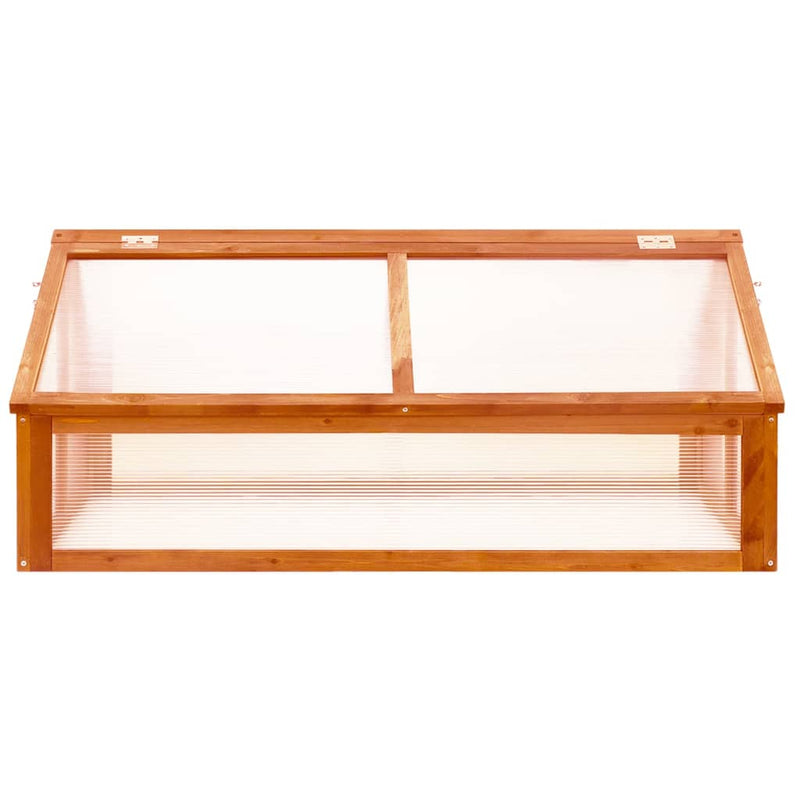 Load image into Gallery viewer, Vidaxl broeikas 114x80x50 cm vurenhout bruin
