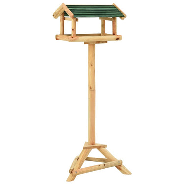 Vidaxl vogelvoeder met standaard 37x28x100 cm massief vurenhout