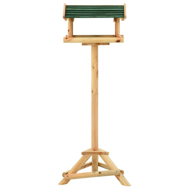 Vidaxl vogelvoeder met standaard 37x28x100 cm massief vurenhout