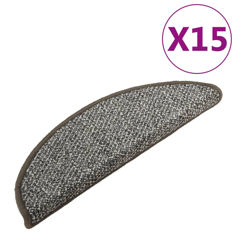 Load image into Gallery viewer, Vidaxl trapmatten 15 st 65x21x4 cm antracietkleurig
