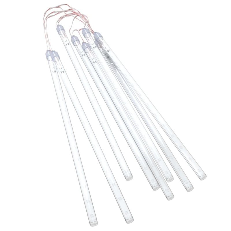 Load image into Gallery viewer, VidaXL Meteoorlichten 8 st 192 LED's binnen buiten 30 cm blauw
