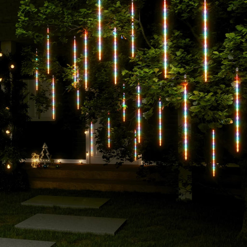 Load image into Gallery viewer, VidaXL Meteoorlichten 20 st 720 LED's binnen buiten 50 cm meerkleurig
