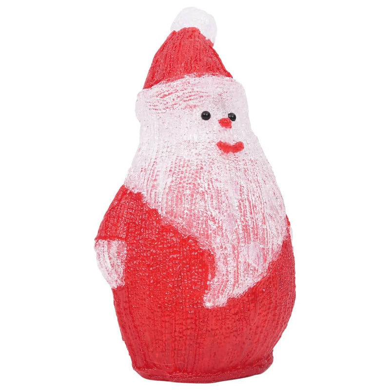 Load image into Gallery viewer, Vidaxl kerstfiguur kerstman led binnen en buiten 28 cm acryl
